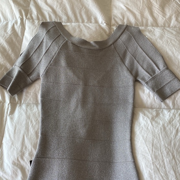 BEBE silver dress - Picture 2 of 8